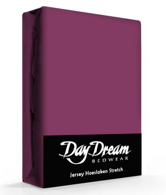 Day Dream Jersey Hoeslaken Blackberry-140 x 200 cm
