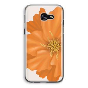 Orange Ellila flower: Samsung Galaxy A5 (2017) Transparant Hoesje