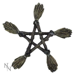 Nemesis Now Broomstick Wall Plaque 19cm