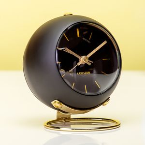 Globe Wekker - Zwart