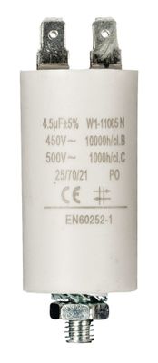 Fixapart W1-11005N Condensator 4.5 uf / 450 V + Aarde