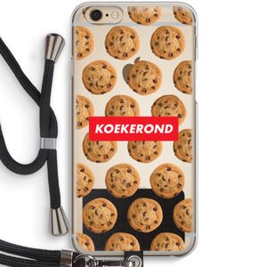 Koekerond: iPhone 6 / 6S Transparant Hoesje met koord