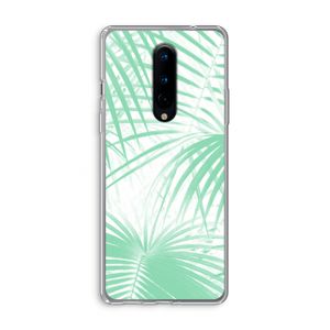 Palmbladeren: OnePlus 8 Transparant Hoesje