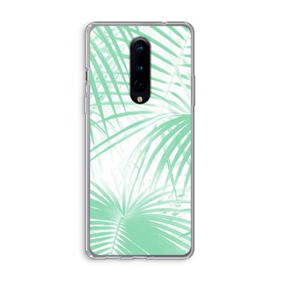 Palmbladeren: OnePlus 8 Transparant Hoesje