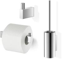ZACK Linea Toilet accessoireset 3-in-1 glans RVS - thumbnail