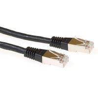 ACT IB9200 LSZH SFTP CAT6A Patchkabel Zwart - 50 cm