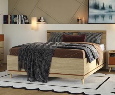 Home365 Houten Bed met Opbergruimte Skagen - Eiken