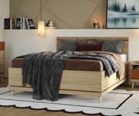 Home365 Houten Bed met Opbergruimte Skagen - Eiken