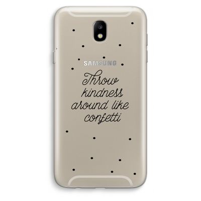 Confetti: Samsung Galaxy J7 (2017) Transparant Hoesje