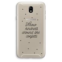 Confetti: Samsung Galaxy J7 (2017) Transparant Hoesje Confetti: Samsung Galaxy J7 (2017) Transparant Hoesje
