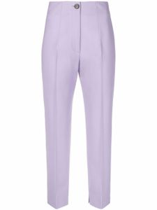 MSGM pantalon de tailleur court - Violet