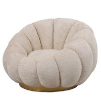 Daisy Fauteuil Cream met draaivoet