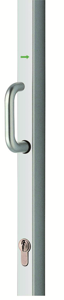 Lips Opbouw-espagnolet | 335 | SKG** | lengte 3000mm | aluminium kleur F1 | inclusief afdekkap. - 10005177
