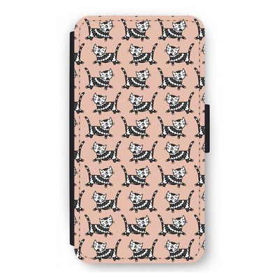 Zwarte poes: iPhone 12 mini Flip Hoesje