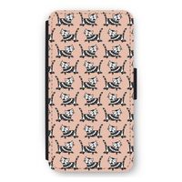 Zwarte poes: iPhone 12 mini Flip Hoesje