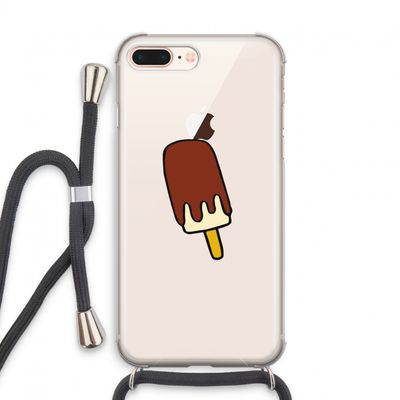 Frisco: iPhone 8 Plus Transparant Hoesje met koord
