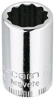 Facom doppen 1/4' 12 kant 1/4 - rb.1/4