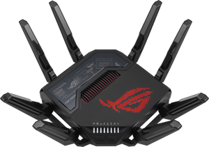 ASUS ROG Rapture GT-BE98 draadloze router 10 Gigabit Ethernet Quad-band (2.4 GHz / 5 GHz-1 / 5 GHz-2 / 6 GHz) Zwart