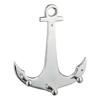 Premium Ankervormige Kapstok - Zilverkleurig - thumbnail