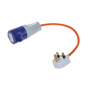 Verloopkabel 40cm van UK stekker naar CEE 373522