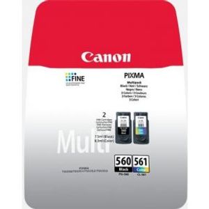 Canon 560/561 inktcartridge Origineel Zwart, Cyaan, Magenta, Geel Multipack