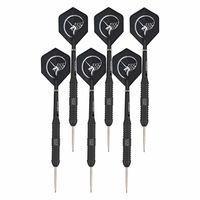 3x Set van 3 dartpijlen Core Plus Black Brass 24 grams - thumbnail