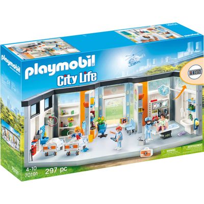 City Life - Ziekenhuis met inrichting Constructiespeelgoed