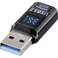 Renkforce USB Adapter [1x USB-A-stekker - 1x USB-C bus] USB 3.2 Type A/C Charging Adapter, PD36W, 10 Gbps LED-display laden (spanning/stroom/vermogen)