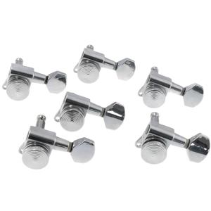 Fazley 10546 6-in-line locking stemmechanieken voor gitaar chrome