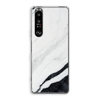 Elegante marmer: Sony Xperia 1 III Transparant Hoesje