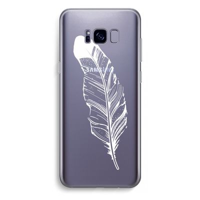 Pluim: Samsung Galaxy S8 Plus Transparant Hoesje