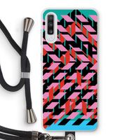 Skew Blush 2: Samsung Galaxy A70 Transparant Hoesje met koord