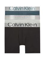 Calvin Klein - 3p Boxer Briefs - Steel Cotton - 6VT, Maat:S