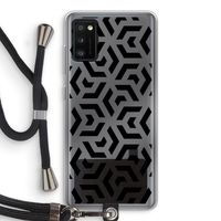 Crazy pattern: Samsung Galaxy A41 Transparant Hoesje met koord