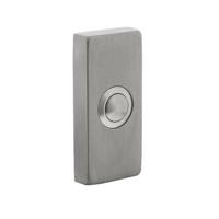 Intersteel Deurbel rechthoekig verdekt RVS