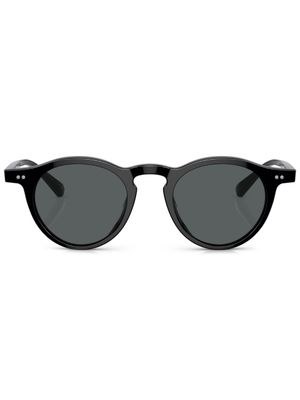 Oliver Peoples lunettes de soleil à monture ronde - Noir