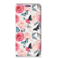 Samsung Galaxy A13 (5G) | Samsung Galaxy A04s Smart Cover Butterfly Roses - thumbnail