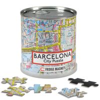 Magnetische puzzel City Puzzle Magnets Barcelona | Extragoods - thumbnail