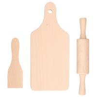 Kinder keuken speelgoed set - met deegroller, spatel en plank - Keukenartikelen - chefkok