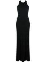 Elisabetta Franchi robe longue sans manches à dos ouvert - Noir