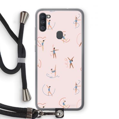 Dancing #3: Samsung Galaxy A11 Transparant Hoesje met koord
