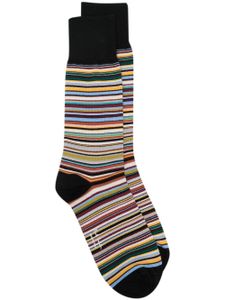 PS Paul Smith chaussettes à rayures - Noir