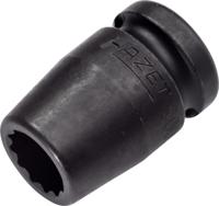 HAZET Krachtdopsleutel 900SZ-13 · 1/2 inch (12,5 mm) vierkant hol · Buitentwaalfkant tractieprofiel · SW 13 mm