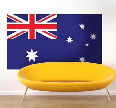 Vlag Australië muursticker Vlag Australië muursticker