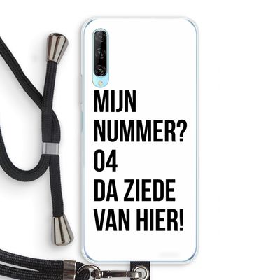 Da ziede van hier: Huawei P Smart Pro Transparant Hoesje met koord
