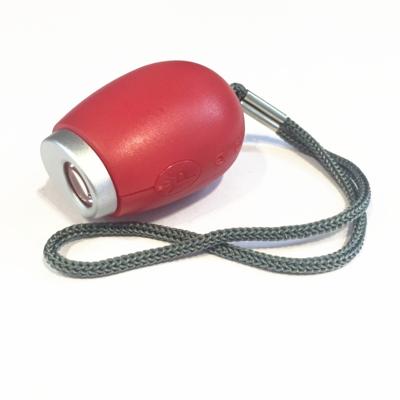 Draagbare digitale projectie alarm klok mini projector LED klok Carry time zaklamp klok met hangende touw (rood)