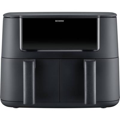 Severin FR 2463 Airfryer 8 l 2600 W Timerfunctie, Met display Zwart