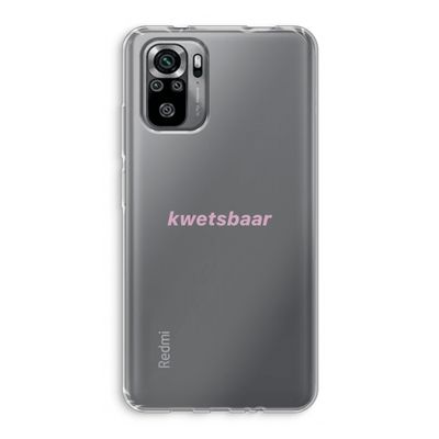 kwetsbaar: Xiaomi Redmi Note 10S Transparant Hoesje