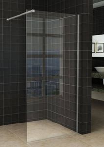 Saqu Subtly douchewand excl. muurprofiel 83,5x200cm Helder glas