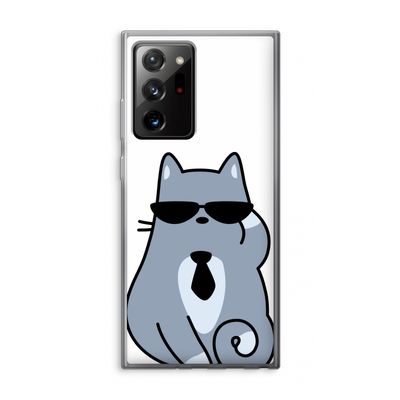 Cool cat: Samsung Galaxy Note 20 Ultra / Note 20 Ultra 5G Transparant Hoesje